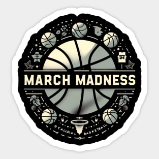 march madness college Sticker